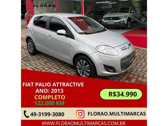 FIAT PALIO 1.0 MPI ATTRACTIVE 8V FLEX 4P MANUAL